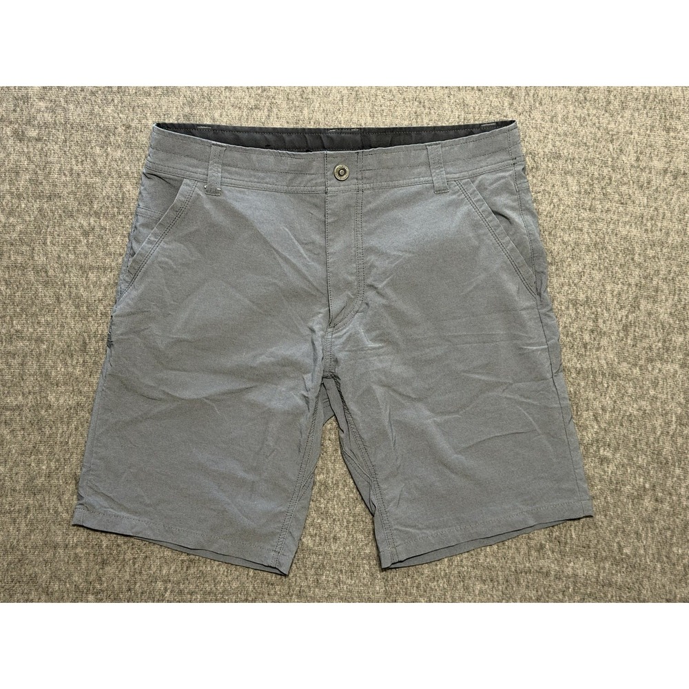 Kuhl Shift Amphibia Shorts Mens 34 Drawstring Stretch Quick Dry Outdoors Green